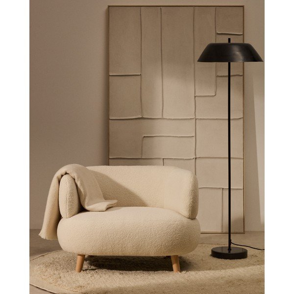 Bézs buklé fotel Luisa – Kave Home-image-1