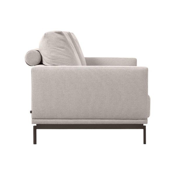 Bézs zsenília kanapé 214 cm Galene – Kave Home-image-3