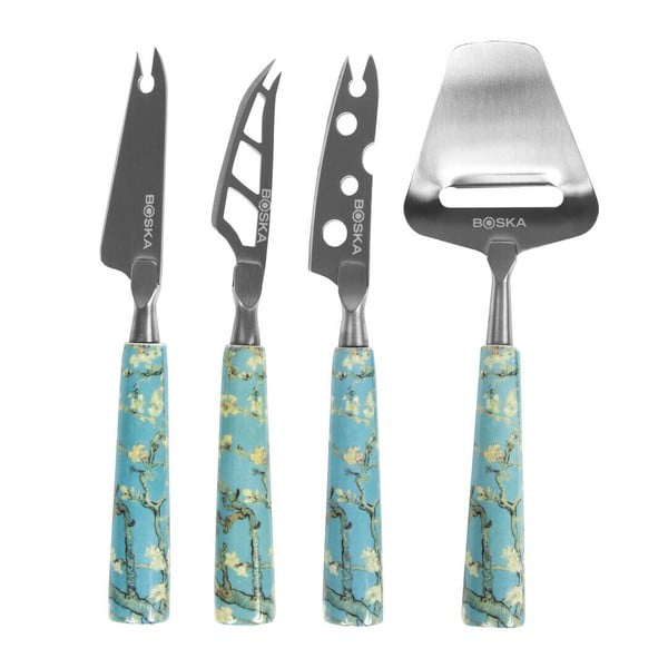 Cheese Knife Set Mini Van Gogh Almond Blossom 4 db sajtkés - Boska