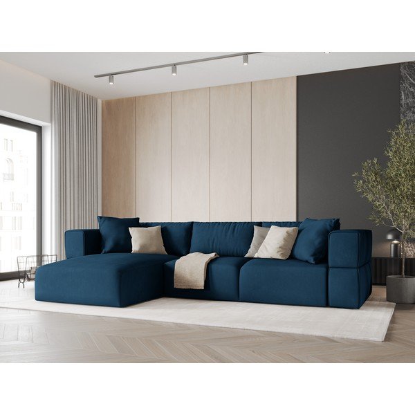 Kék sarokkanapé (bal oldali) Esther – Milo Casa-image-1