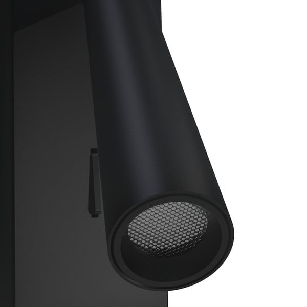 Clara fekete falilámpa, magasság 16,5 cm - SULION-image-2