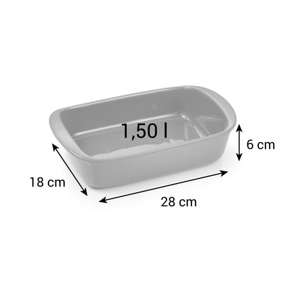 Agyagkerámia sütőtál 18x28 cm Delícia – Tescoma-image-1