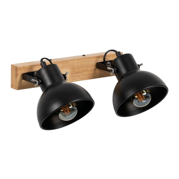 Fekete-natúr színű fali lámpa – Ixia-image-2