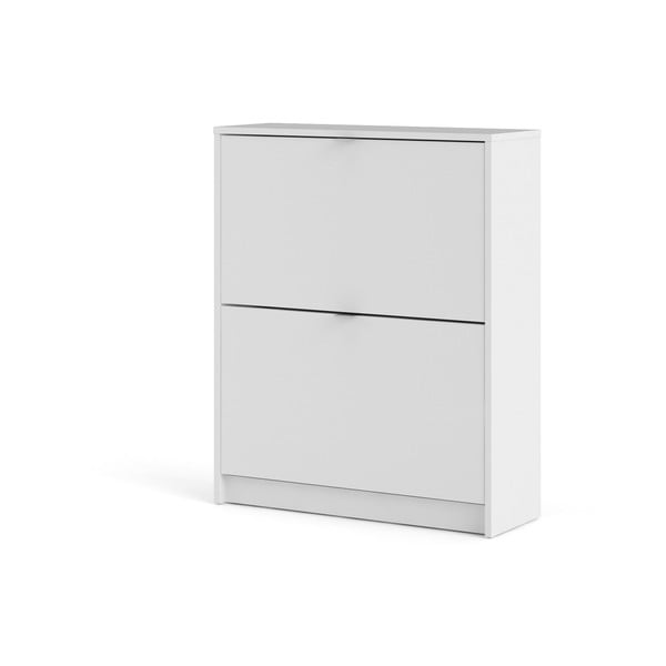 Fehér billenő ajtós cipőtartó Shoes – Tvilum-image-3