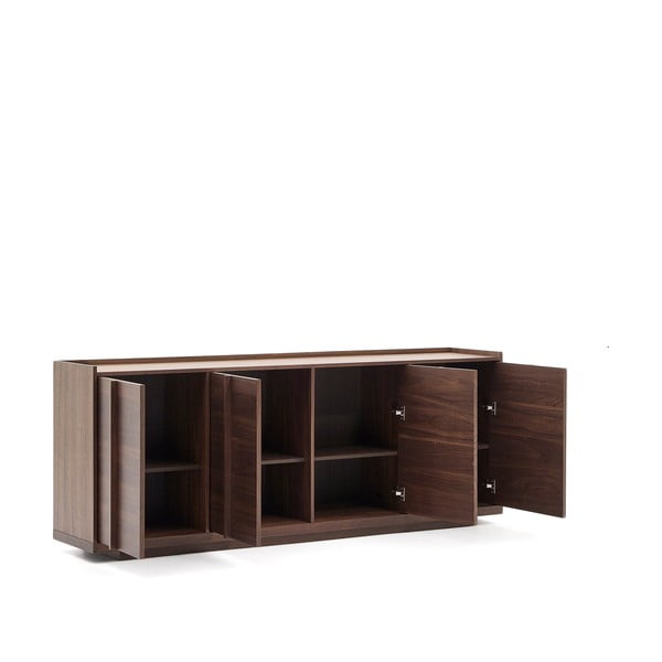 Barna komód diófa dekorral 200x80x45 cm Onix – Kave Home-image-4