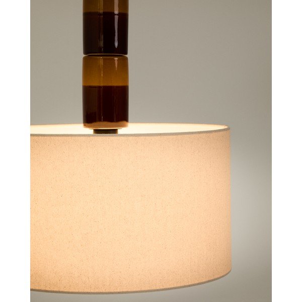 Függőlámpa textil búrával Mavran – Kave Home-image-1