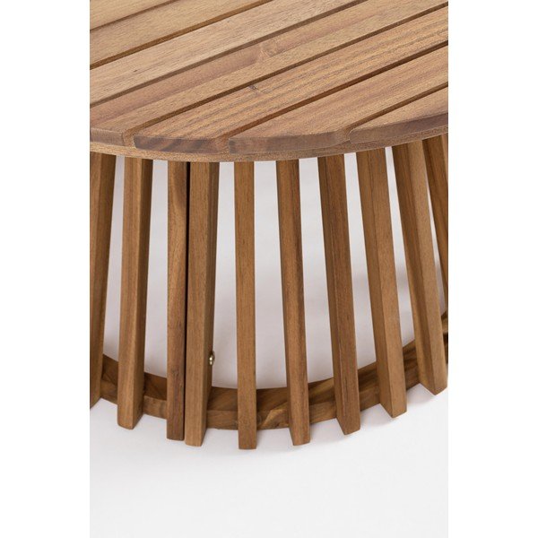 Akácfa kerek kerti dohányzóasztal ø 70 cm Rodano – Bizzotto-image-2