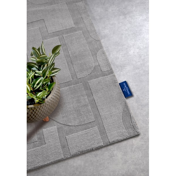 Szürke kézi szövésű gyapjú futószőnyeg 80x250 cm Alexis – Villeroy&Boch-image-2