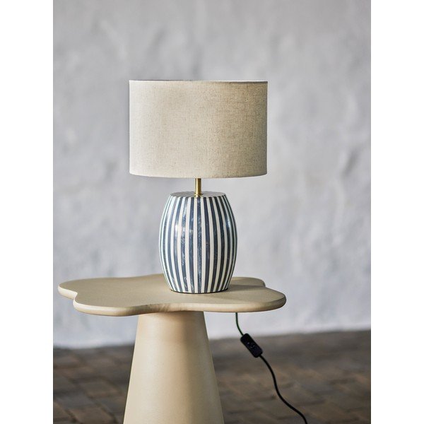 Fehér-szürke LED asztali lámpa (magasság 47 cm) Tali – Bloomingville-image-2