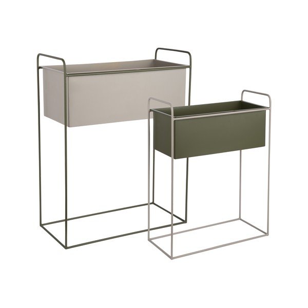 Fém virágtartó állvány szett 2 db-os (magasság 65 cm) Reina – PT LIVING