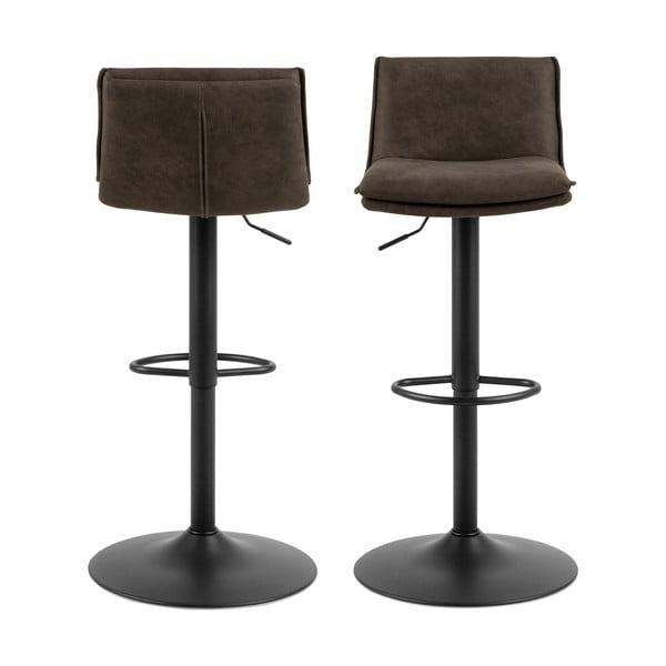 Sötétbarna bárszék szett 2 db-os 107 cm Flynn – Actona-image-2