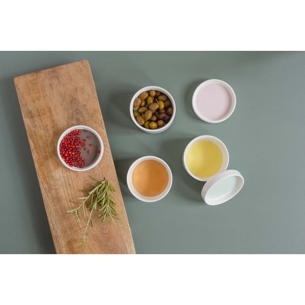 Porcelán szervírozó készlet 3 db-os ø 9 cm Mono – Remember-image-1