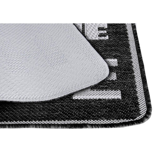 Weave Smiley Welcome antracitszürke lábtörlő, 50 x 80 cm - Hanse Home-image-2