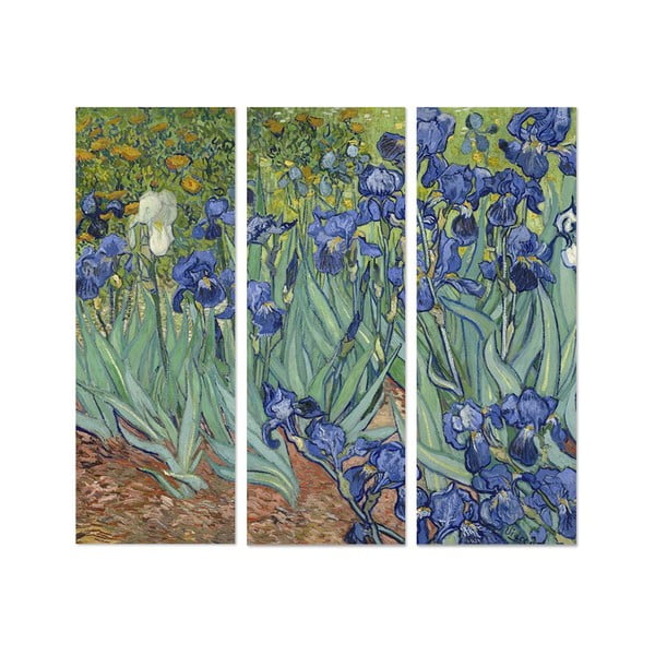 Kép szett 3 db-os 20x50 cm Vincent van Gogh – Wallity