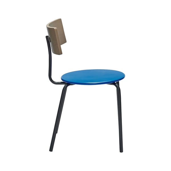 Kék-natúr színű étkezőszék szett 4 db-os Koi – Hübsch-image-2