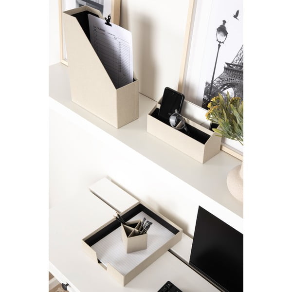 Karton rendszerező szett 4 db-os Hugo Canvas Paper Laminate – Bigso-image-2