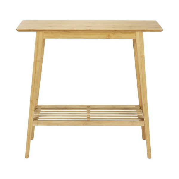 Natúr színű bambusz konzolasztal 30x80 cm Kona – Wenko-image-2