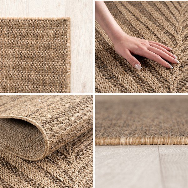 Barna kerek kültéri-beltéri szőnyeg ø 160 cm Timber 1403 – Ayyildiz Carpets-image-4