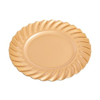 Aranyszínű szervírozó tányér ø 33 cm - Casa Selección