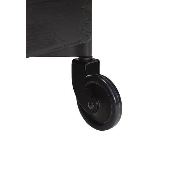 Kőrisfa kocsi kerekeken 42x37 cm Fresh - Hübsch-image-3