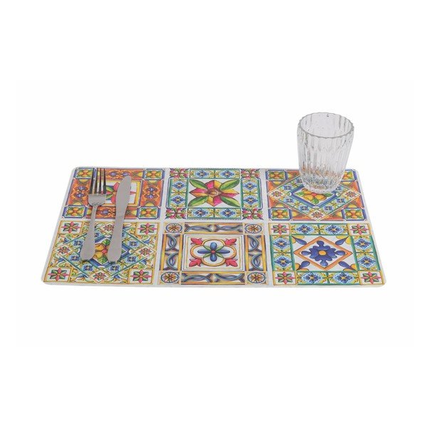 Műanyag tányéralátét szett 6 db-os 45x30 cm Costiera – VDE Tivoli 1996-image-3