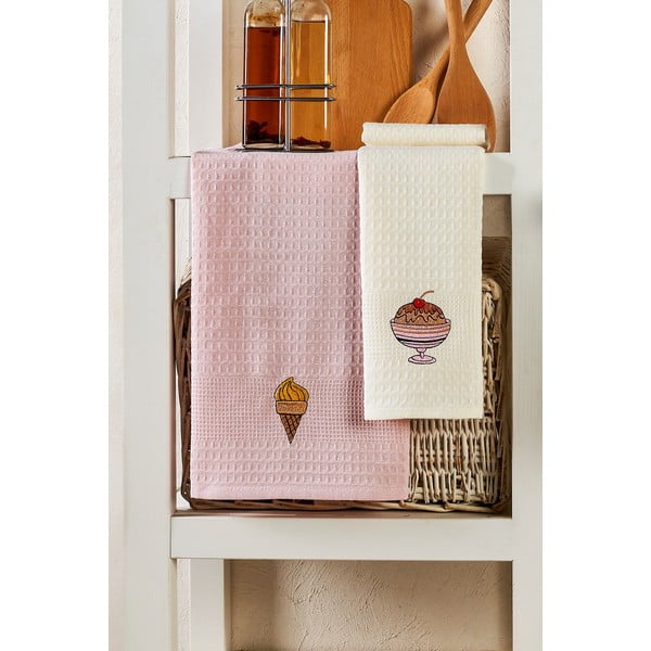 Pamut konyharuha szett 6 db-os 40x60 cm Ice Cream – Foutastic-image-2