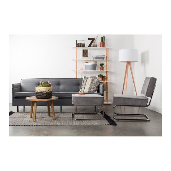 Rib világosszürke fotel - Zuiver-image-4