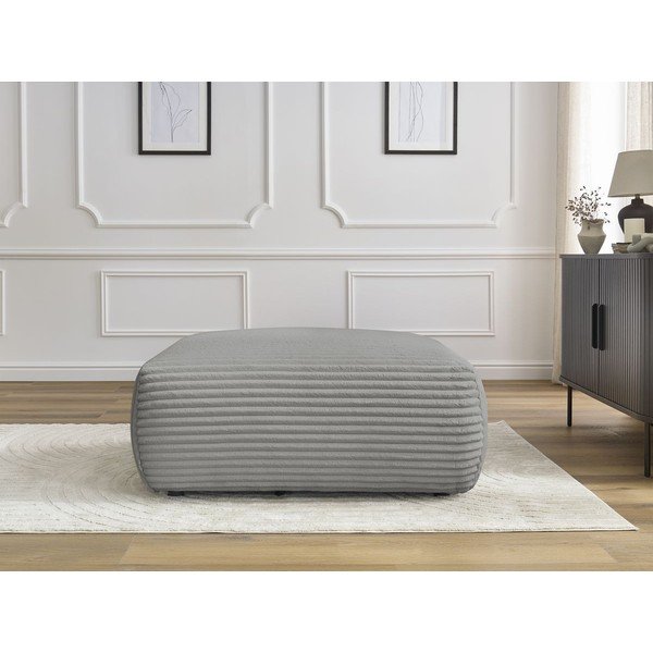 Sötétszürke kordbársony lábtartó Lucien – Bobochic Paris-image-1