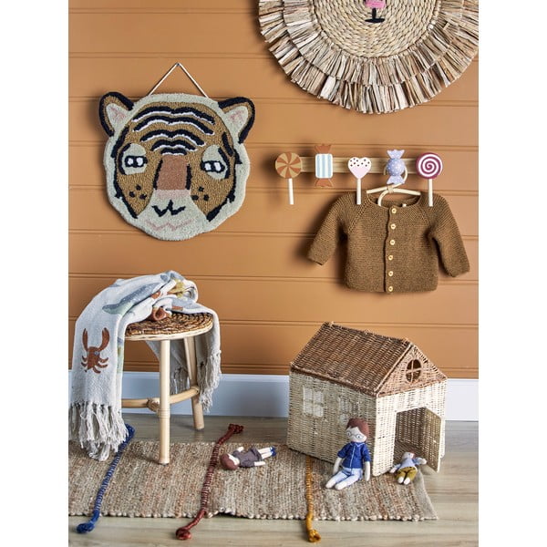 Gyerek fali fogas borovi fenyőből Rudy - Bloomingville Mini-image-1