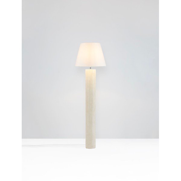 Fehér-krémszínű kő állólámpa (magasság 150 cm) Bacoo – Nova Luce-image-4