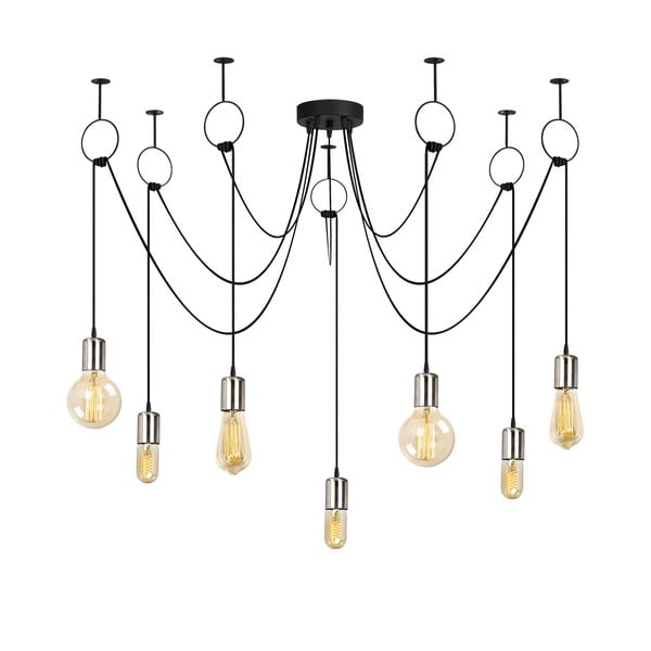 Sirin fekete függőlámpa 7 izzóval - Opviq lights-image-2