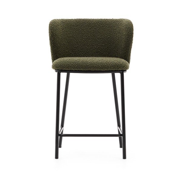 Zöld bárszék (ülésmagasság 65 cm) Ciselia – Kave Home-image-2