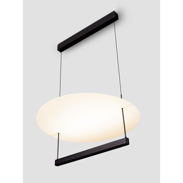 Fehér-matt fekete alumínium LED dimmelhető függőlámpa ø 60 cm Diona – Nova Luce-image-2