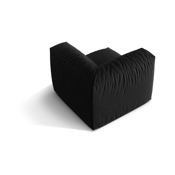 Fekete kanapé modul (variálható) Martina – Micadoni Home-image-3