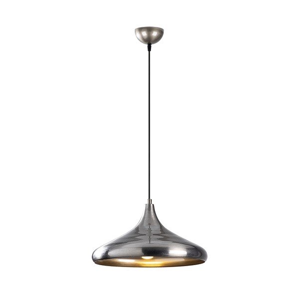 Ezüstszínű függőlámpa fém búrával ø 35 cm Nile – Opviq lights-image-2