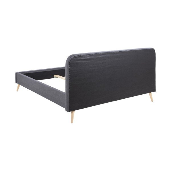 Alma szürke kárpitozott ágykeret, 180 x 200 cm - Actona-image-3