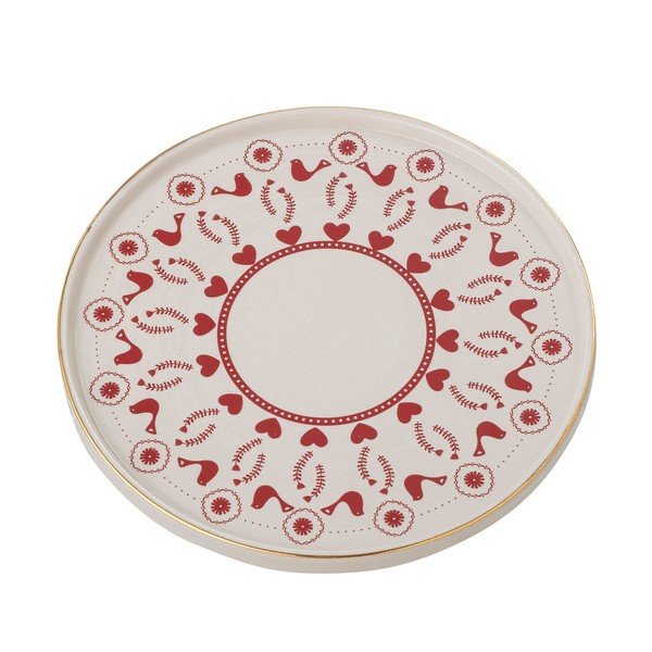 Jolly karácsonyi agyagkerámia torta állvány - Bloomingville-image-2