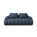 Sötétkék kanapé 200 cm Linz – Cosmopolitan Design