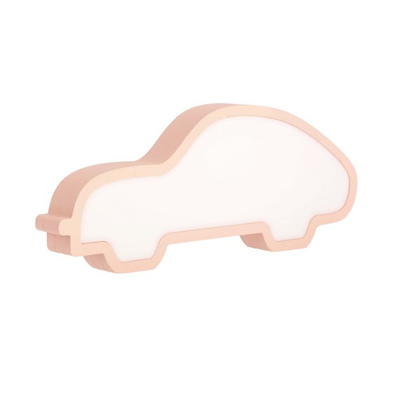 Rózsaszín gyerek éjjelilámpa Car – Candellux Lighting-image-3