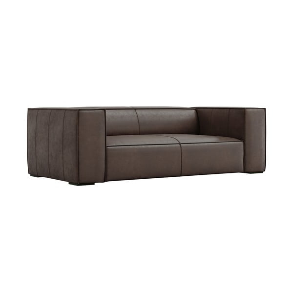 Barna bőr kanapé 212 cm Madame – Windsor & Co Sofas-image-2