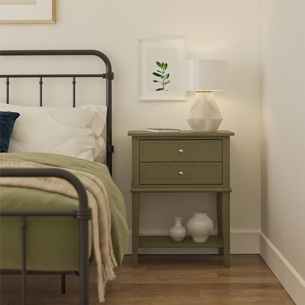 Khaki éjjeliszekrény Franklin – Støraa-image-1