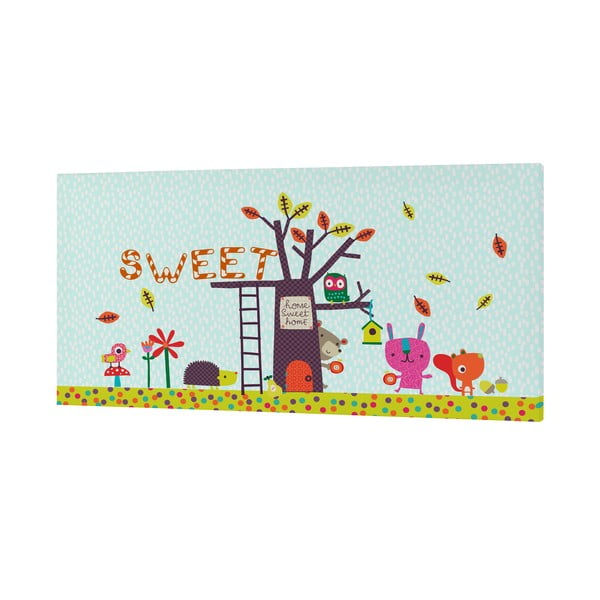 Sweet Home falikép, 27 x 54 cm - Baleno