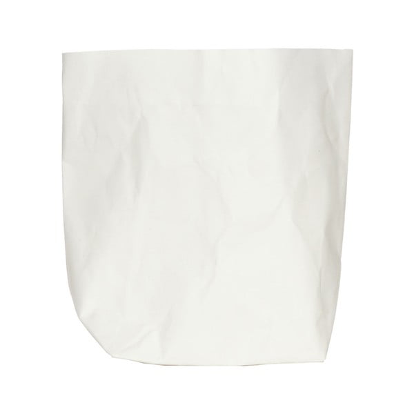 Plant fehér virágtartó mosható papírból, magasság 30 cm - Furniteam