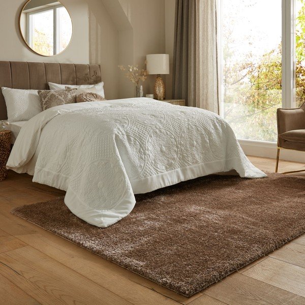 Barna szőnyeg újrahasznosított szálakból 120x170 cm Velvet – Flair Rugs-image-1