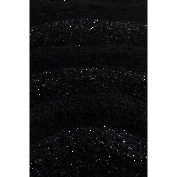 Fekete fürdőszobai kilépő szett 3 db-os 100x60 cm Wave – Foutastic-image-4