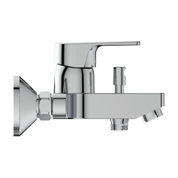 Fényes ezüstszínű csaptelep fürdőkádhoz, fali Cerafine D – Ideal Standard-image-4