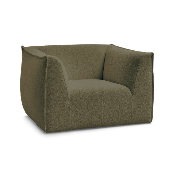 Zöld buklé fotel Giorgia – Bobochic Paris