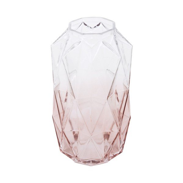 Rózsaszín üveg váza (magasság 28 cm) Brice – Premier Housewares-image-3