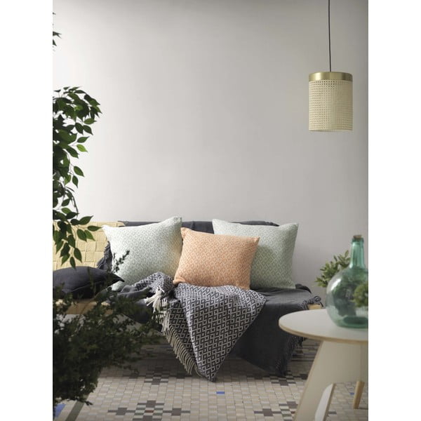 Agave pamut-akril sötétszürke pléd, 140 x 180 cm - Euromant-image-2