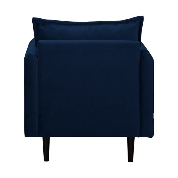 Sötétkék bársony fotel Juli – Ropez-image-3